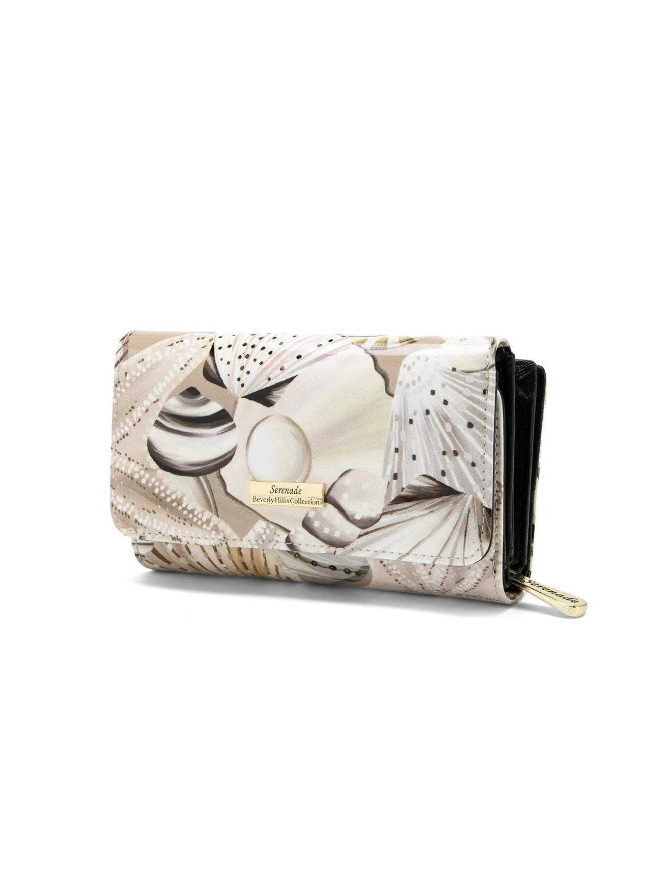 SHELLY MED LEATHER RFID WALLET- WSN8002-SALE