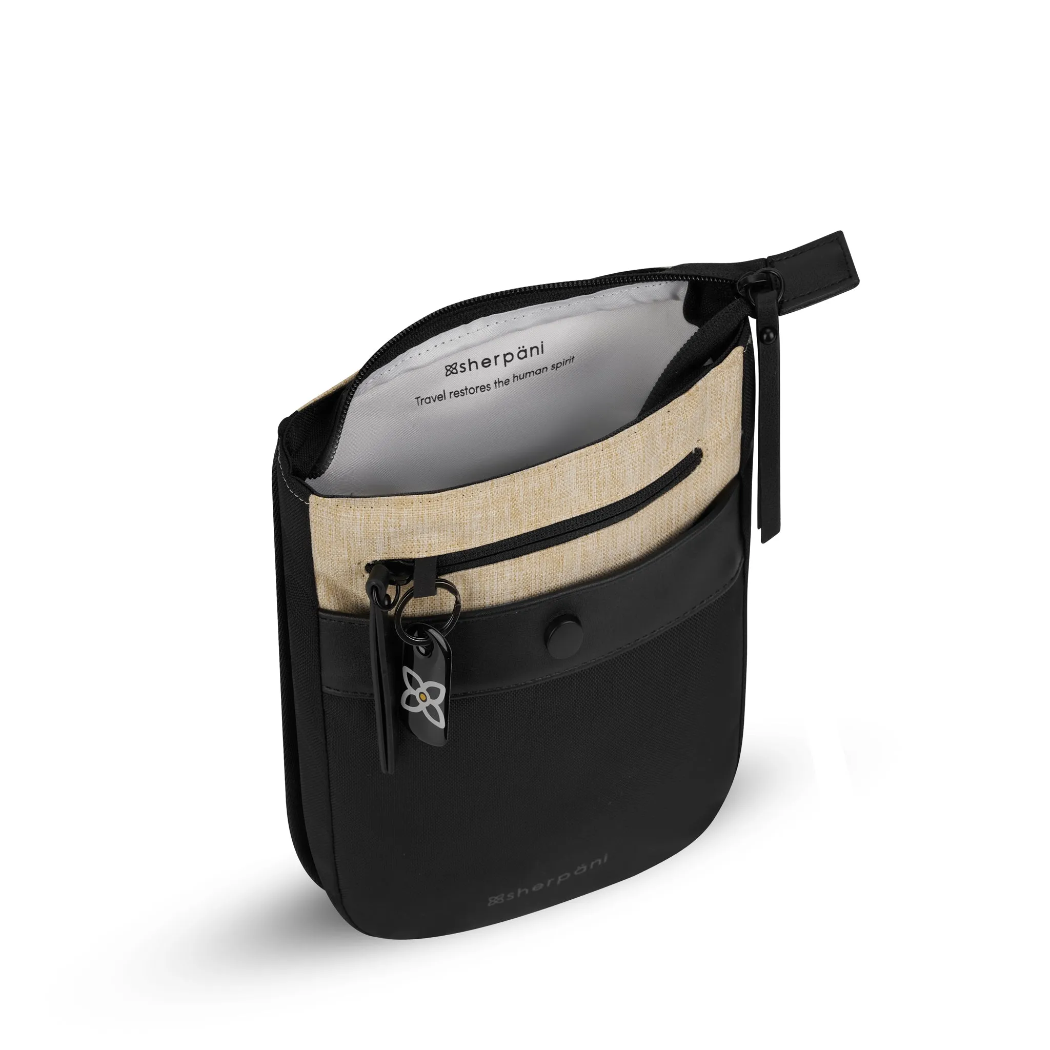 Sherpani Prima AT Travel Crossbody straw