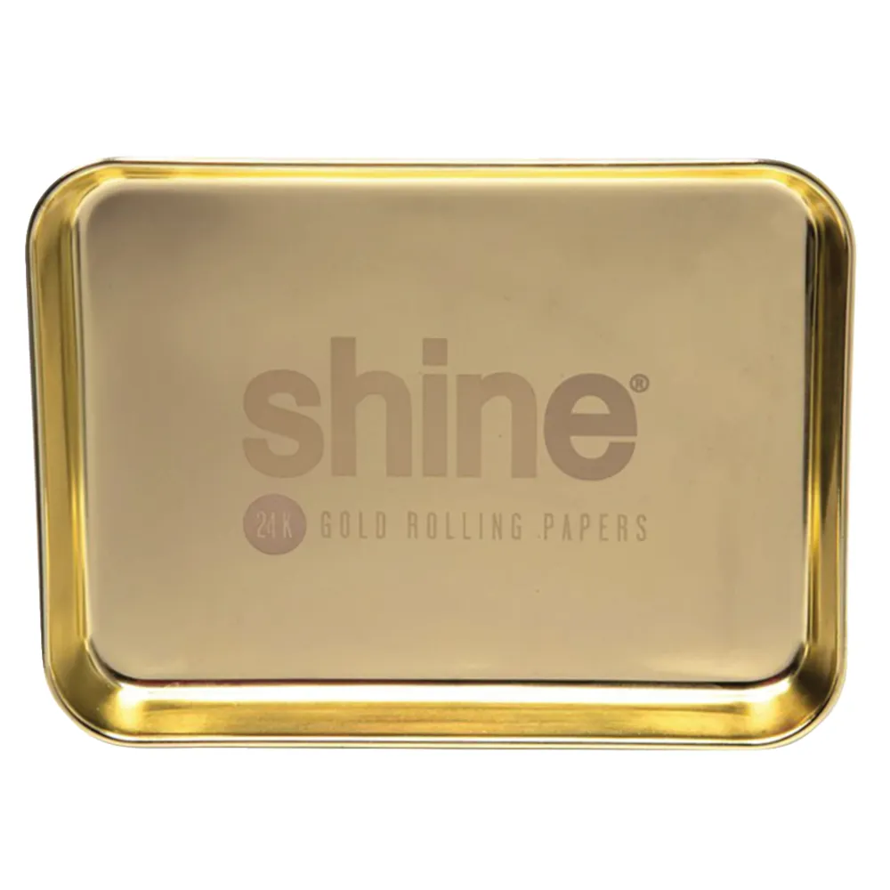 Shine Gold Rolling Tray - (1,5 OR 10 Count)