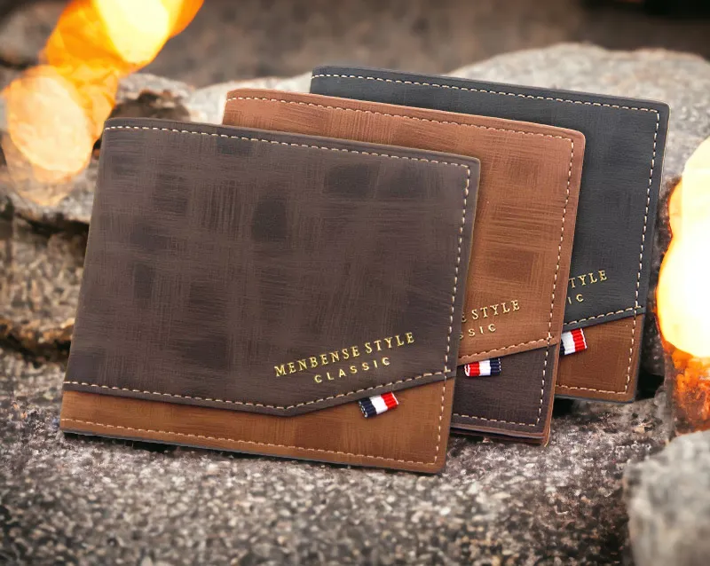 Short Slim Coin Pocket Classic Men Wallets
