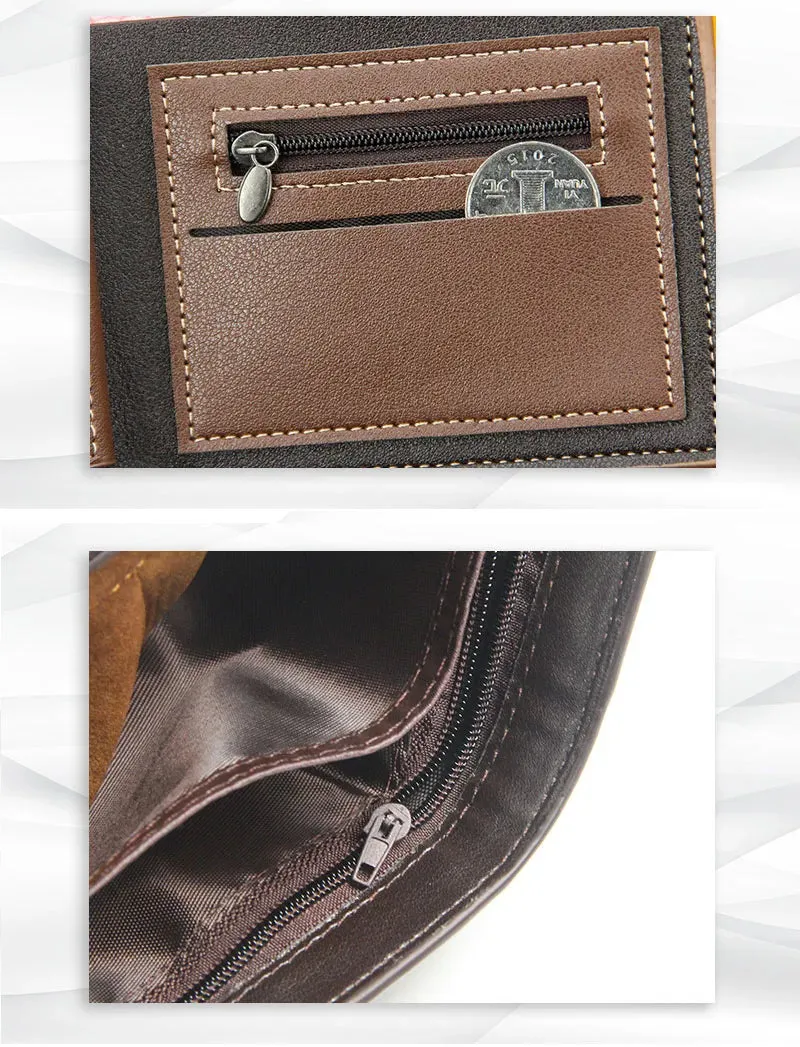 Short Slim Coin Pocket Classic Men Wallets