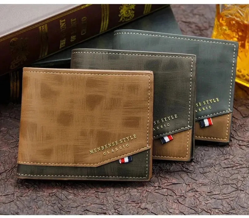 Short Slim Coin Pocket Classic Men Wallets