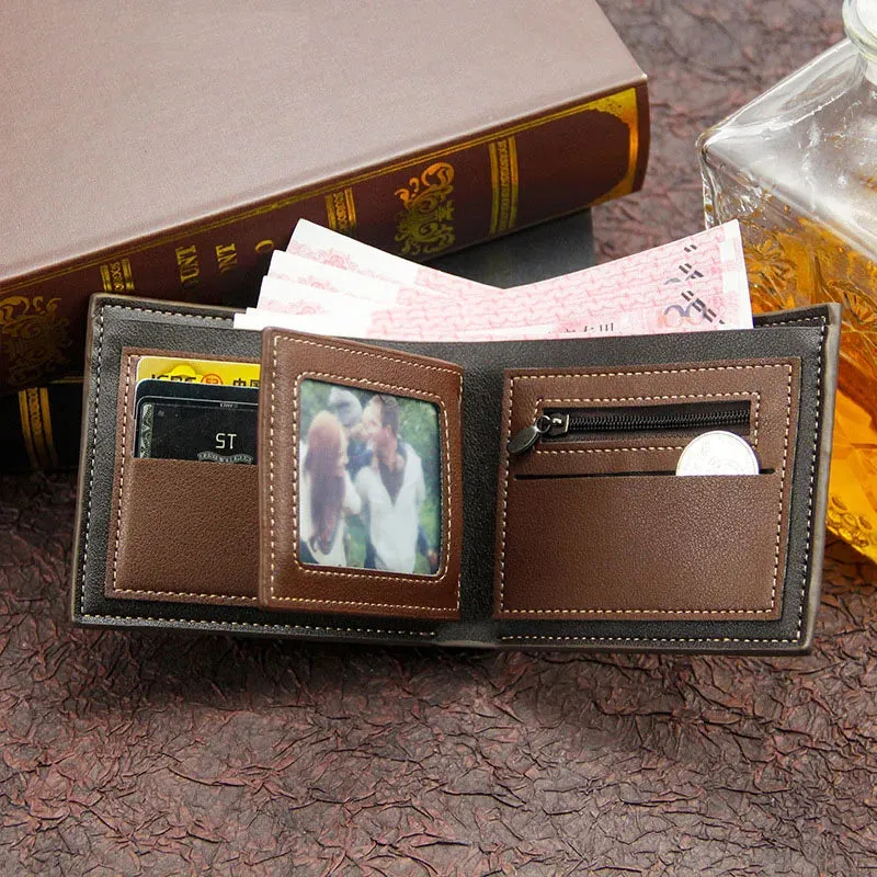 Short Slim Coin Pocket Classic Men Wallets