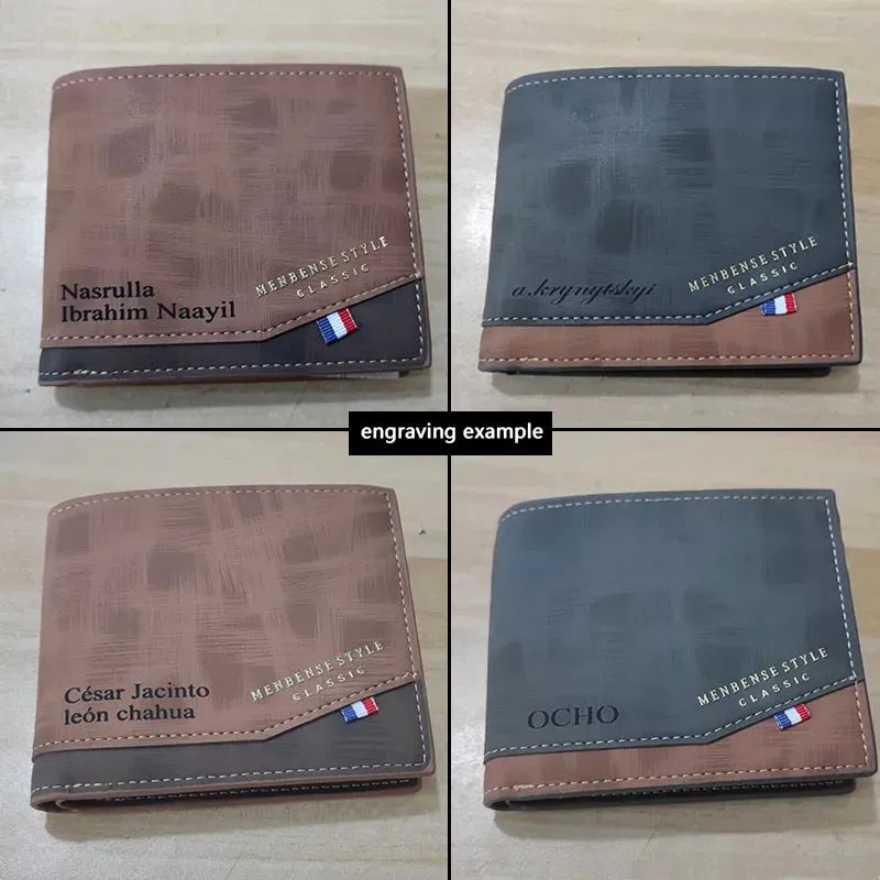 Short Slim Coin Pocket Classic Men Wallets