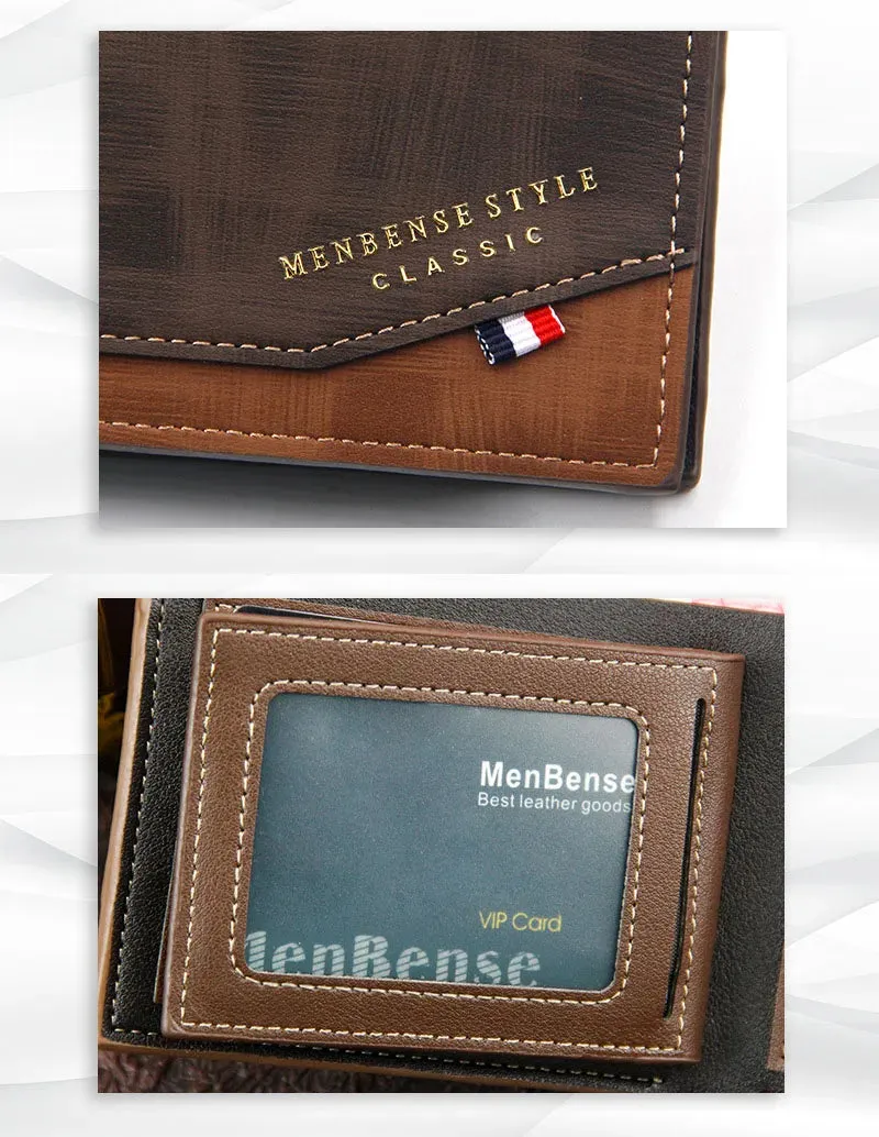 Short Slim Coin Pocket Classic Men Wallets