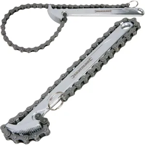 Silverline 150mm Oil Filter Chain Wrench Strap Removal Tool