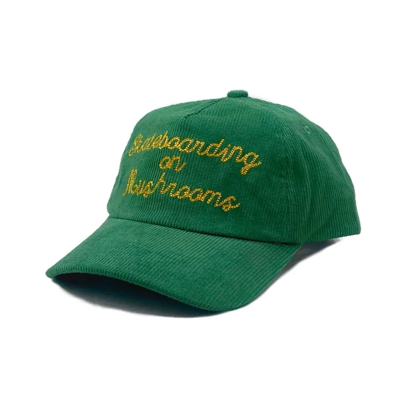 Skateboarding on Mushrooms Hat Green