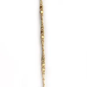 Small Gold Singapore Link Chain by the Inch (#302)