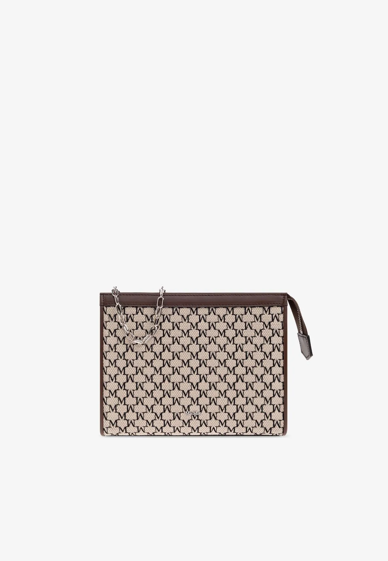 Small Jacquard Monogram Pouch Bag
