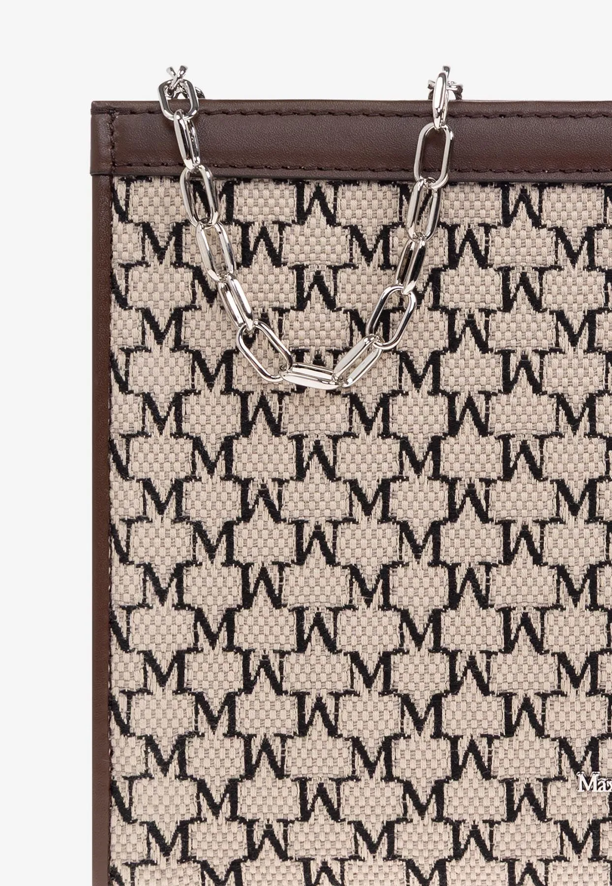 Small Jacquard Monogram Pouch Bag