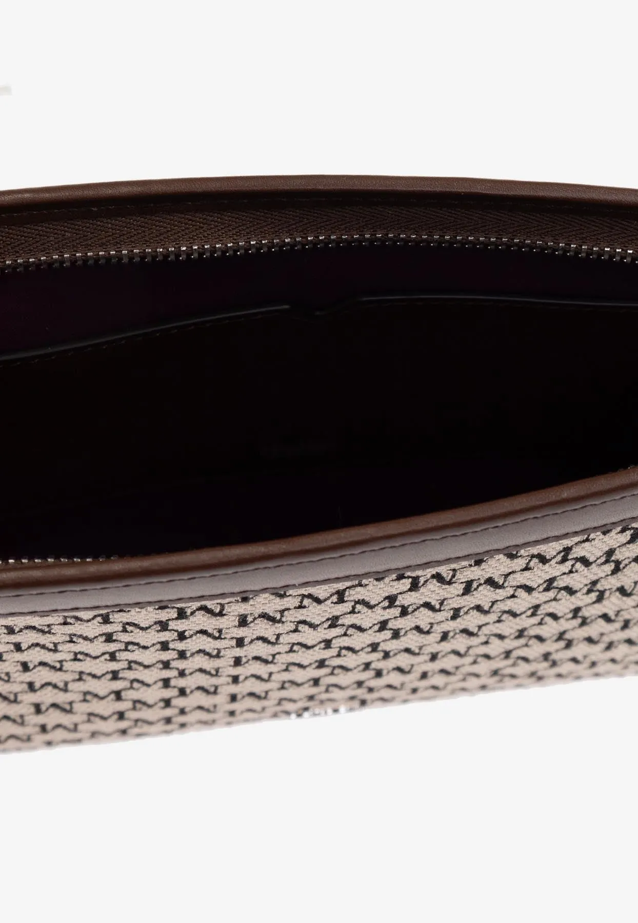 Small Jacquard Monogram Pouch Bag