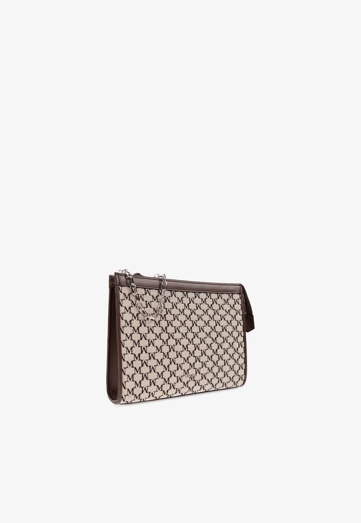 Small Jacquard Monogram Pouch Bag