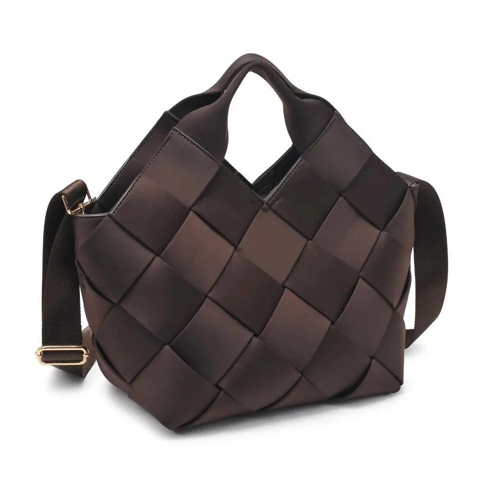 Sol & Selene, Resilience Woven Tote | Chocolate