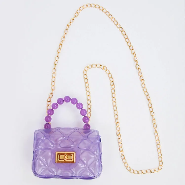 Sparkle Sisters Clear Jelly Purses