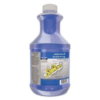 Sqwincher Liquid Concentrate, Mixed Berry, 64 fl oz, Bottle, Yields 5 gal, 159030320