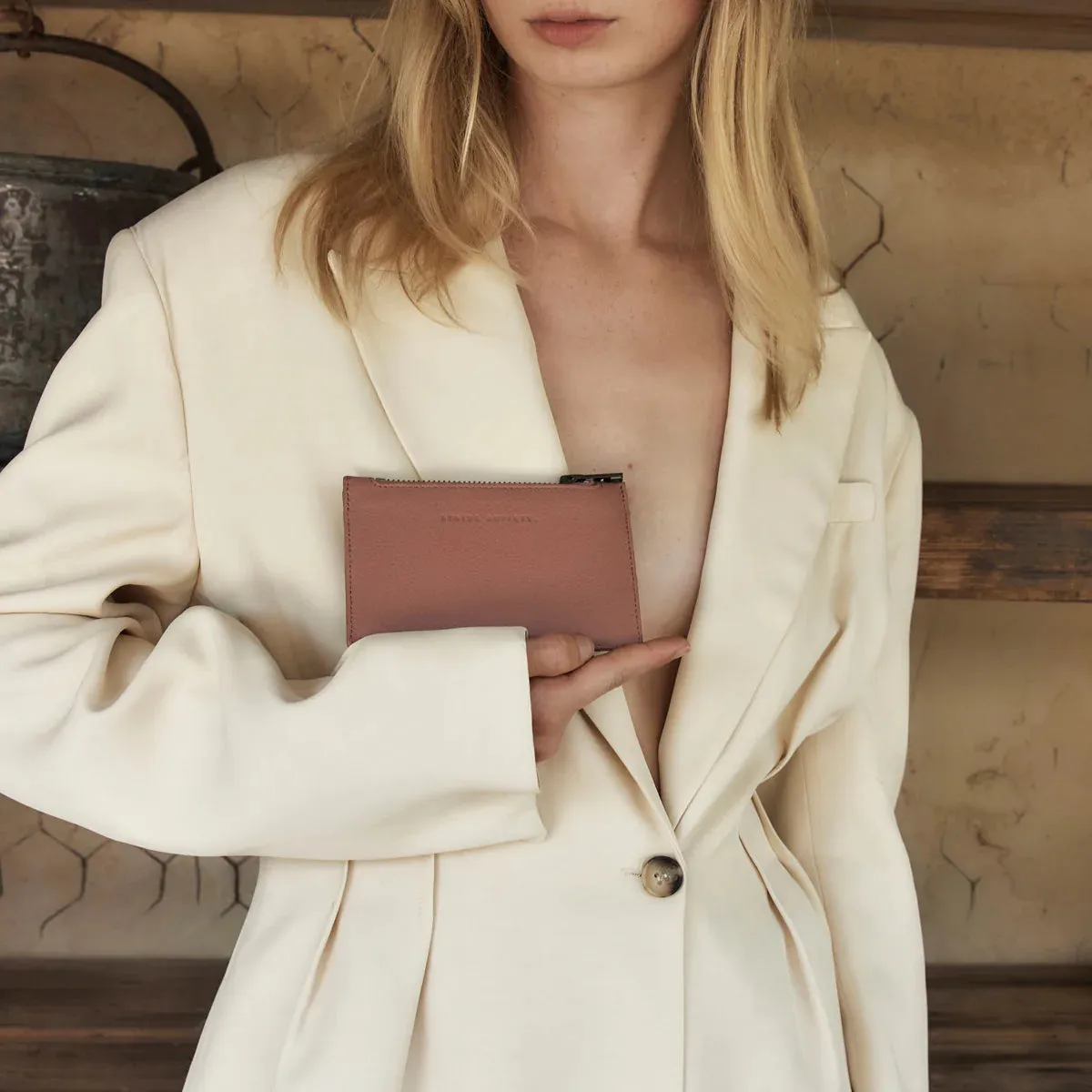 Status Anxiety, Avoiding Things Wallet | Dusty Rose