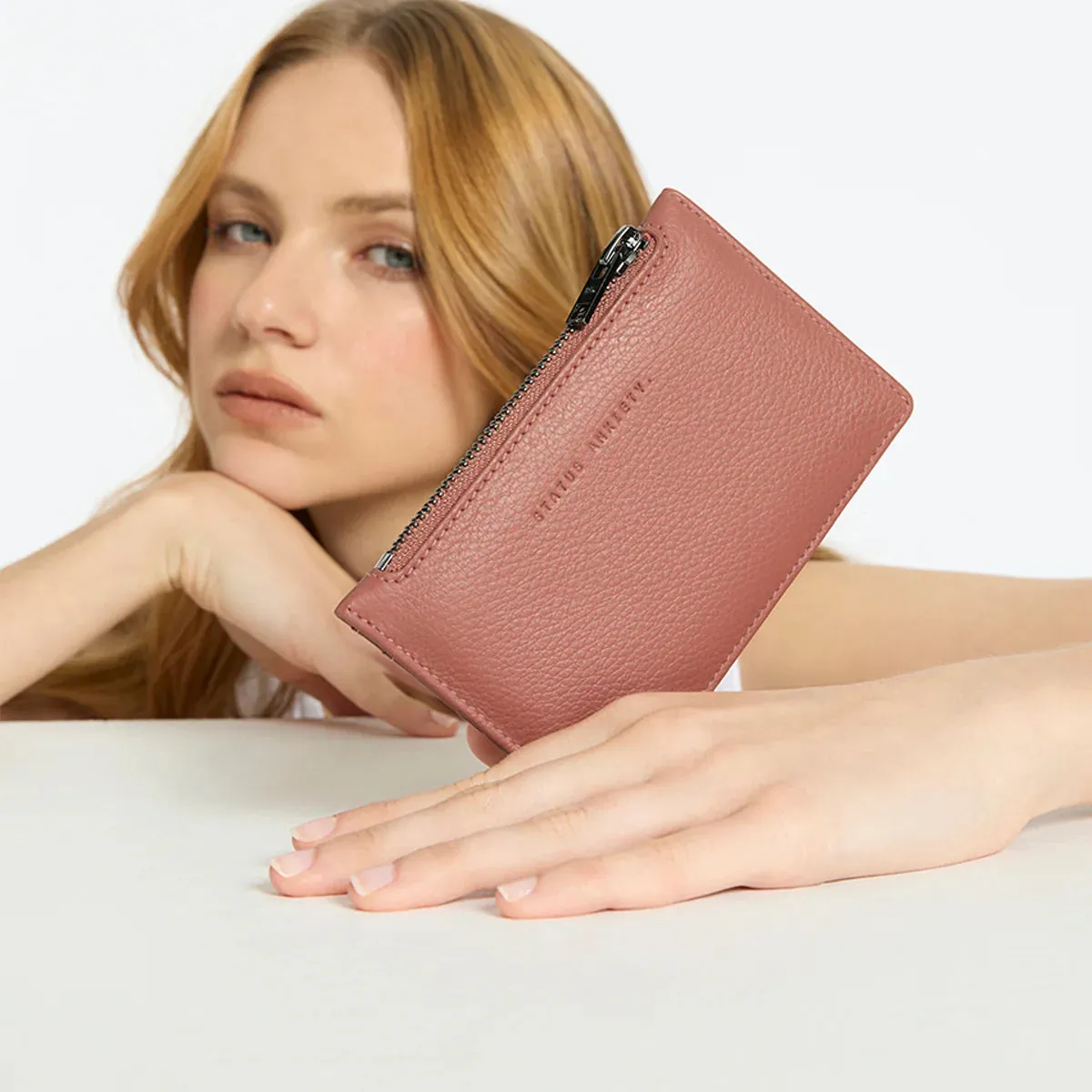 Status Anxiety, Avoiding Things Wallet | Dusty Rose