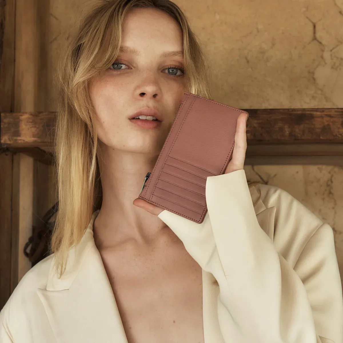 Status Anxiety, Avoiding Things Wallet | Dusty Rose