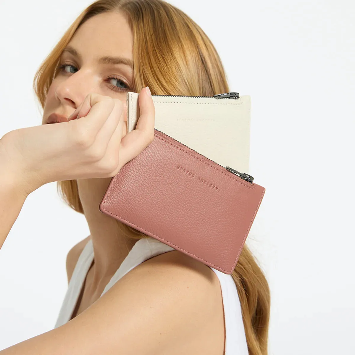 Status Anxiety, Avoiding Things Wallet | Dusty Rose