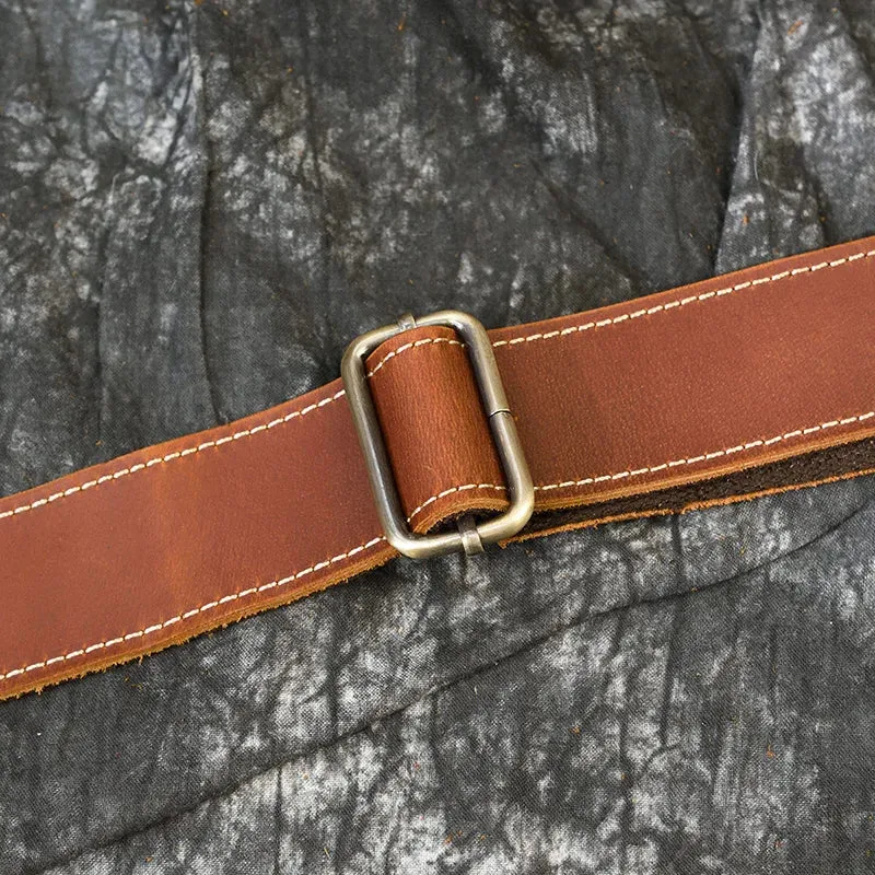 StreamLine Leather Backpack - Tech Sleeve - Brown/Dark Brown - 14 inches