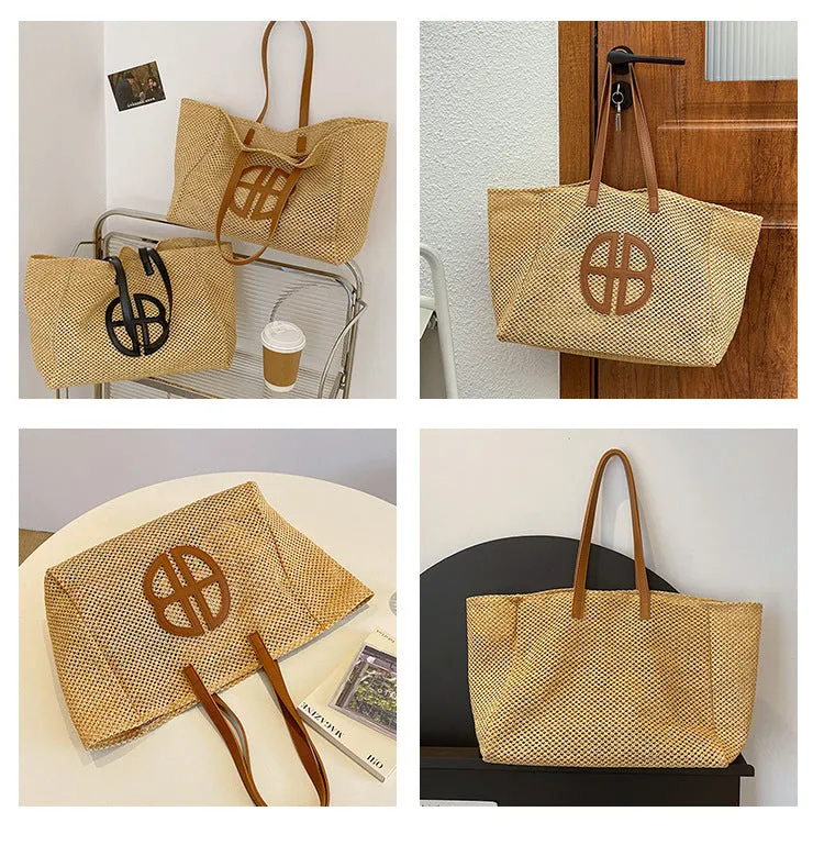 Summer Retro Large Capacity Tote Bag For Women