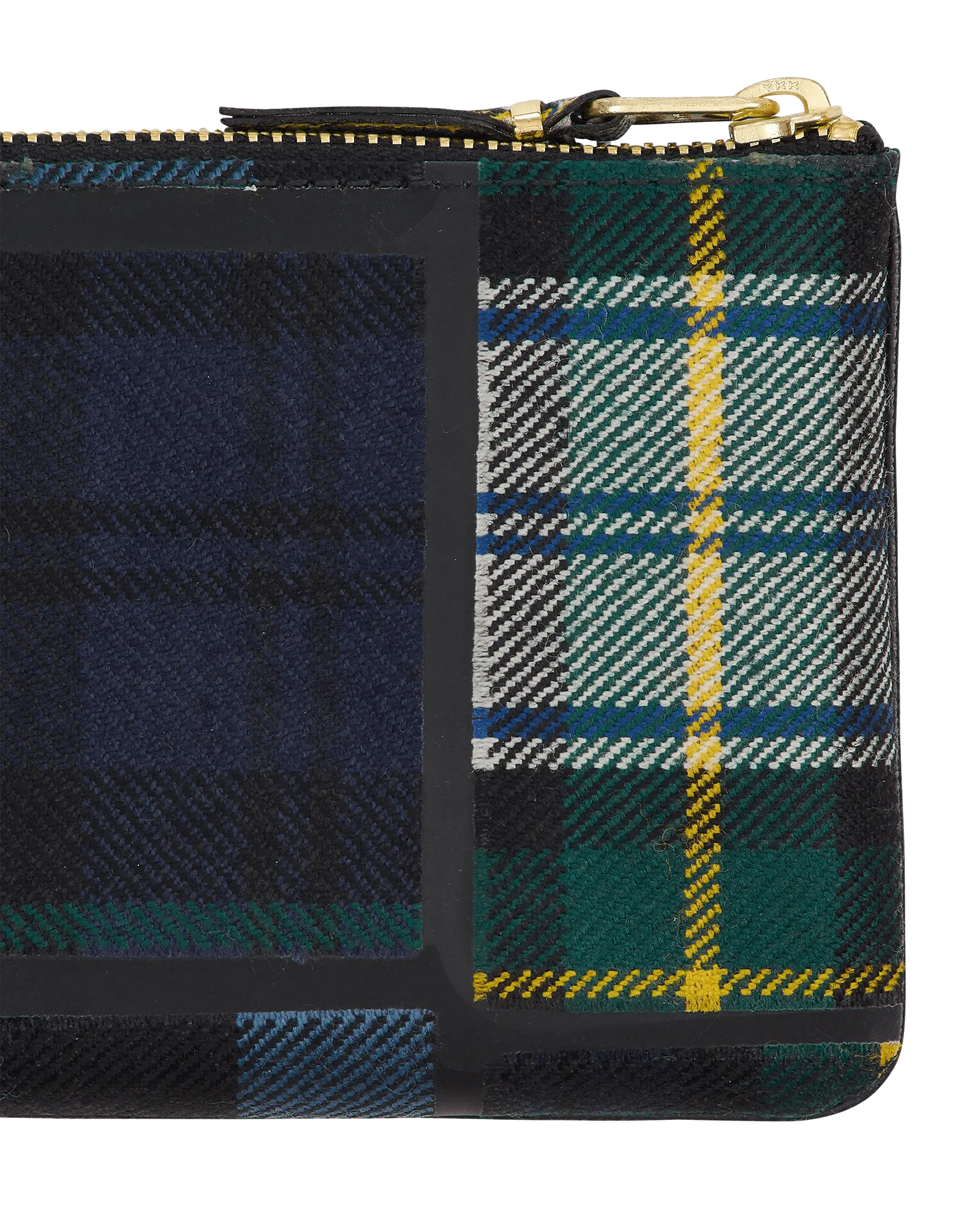 Tartan Patchwork Wallet Green
