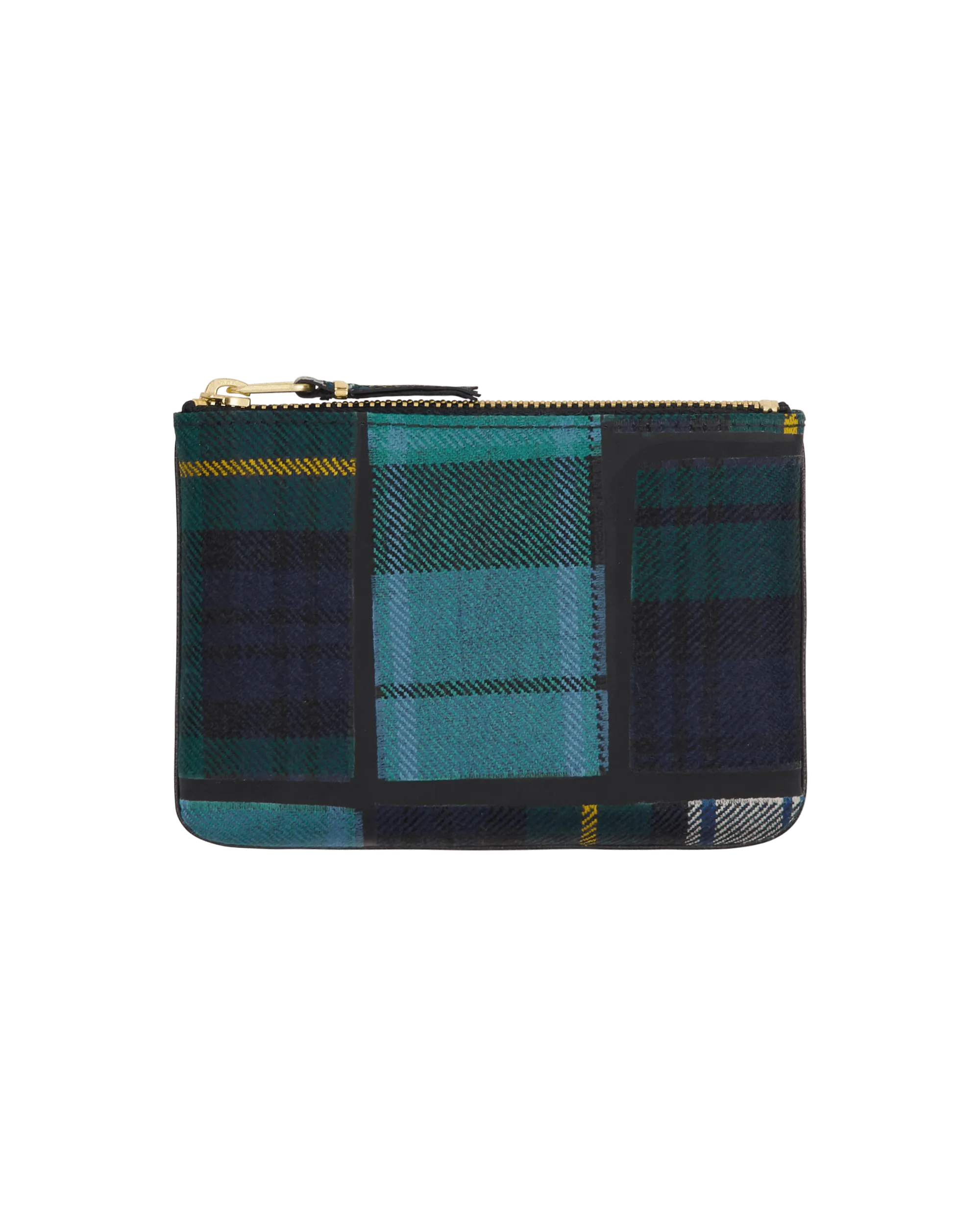 Tartan Patchwork Wallet Green