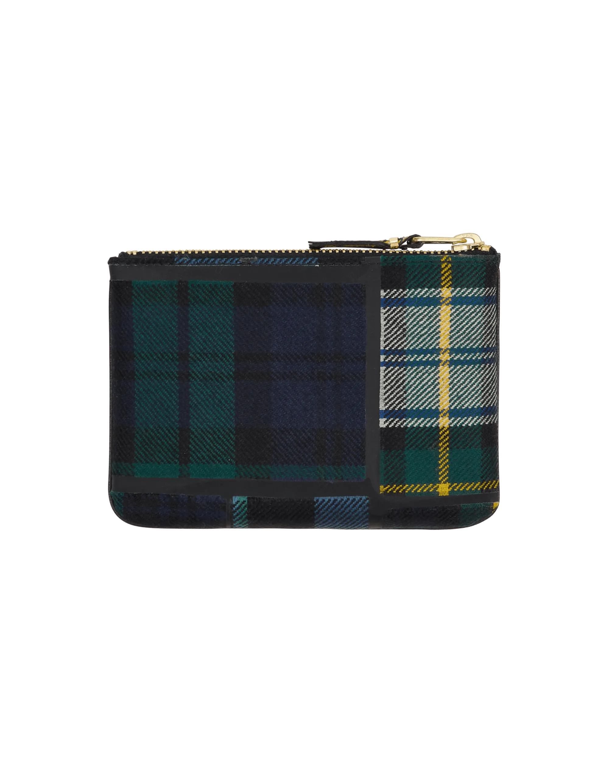Tartan Patchwork Wallet Green