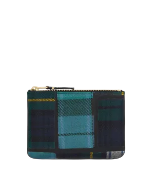 Tartan Patchwork Wallet Green