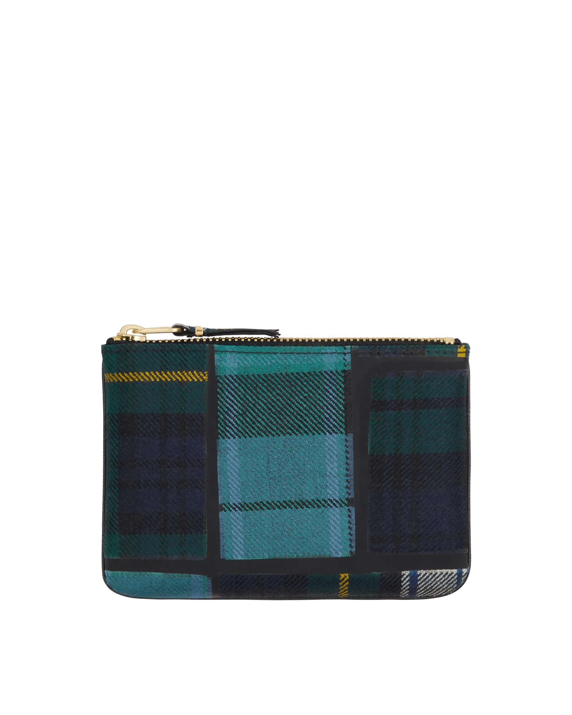 Tartan Patchwork Wallet Green