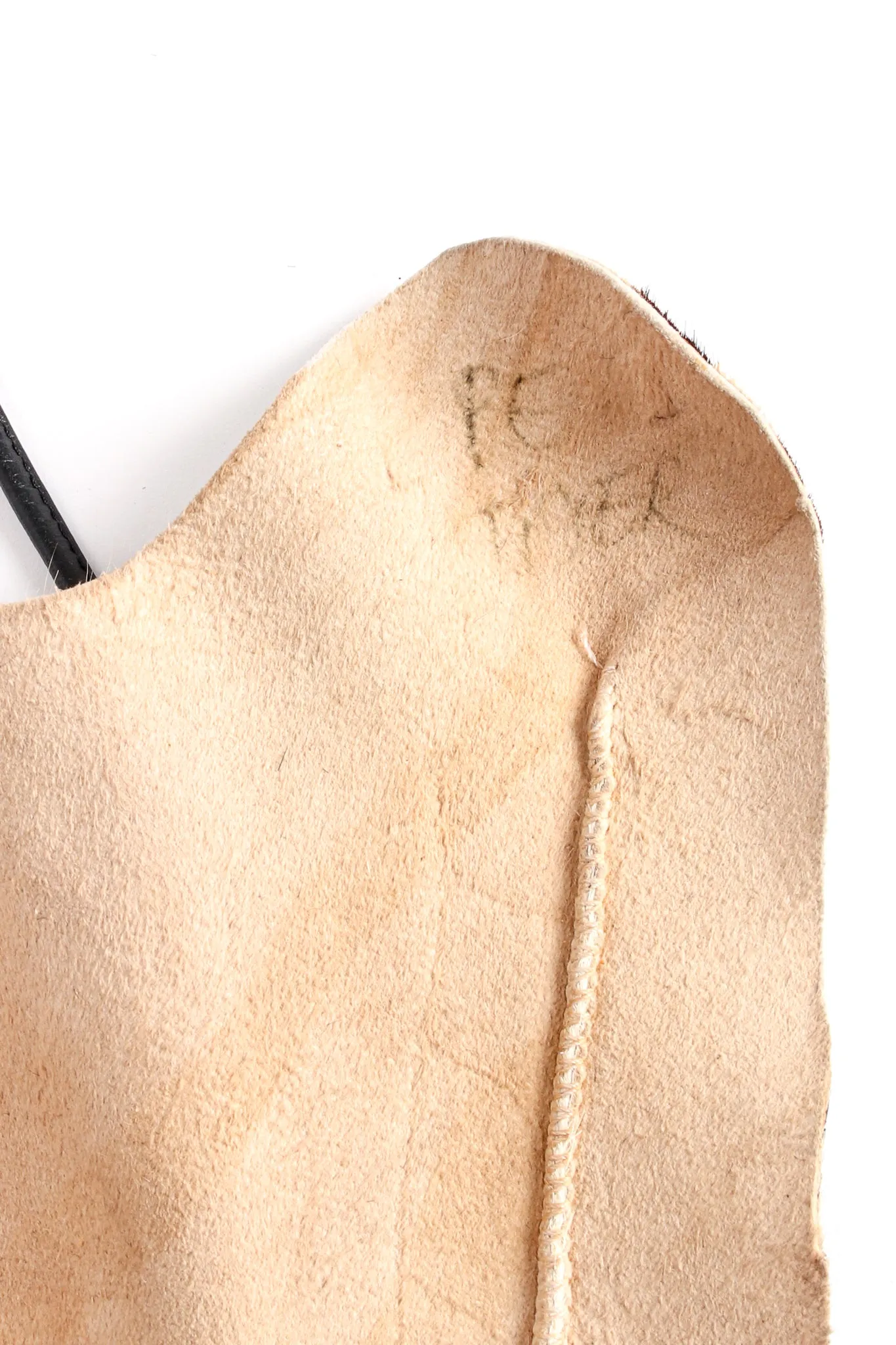 Tiger Print Animal Hair Flap Pouch Bag