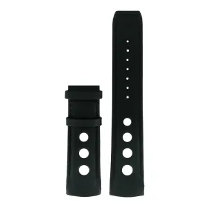 Tissot 22mm PRS 516 Black Leather Strap without Buckle