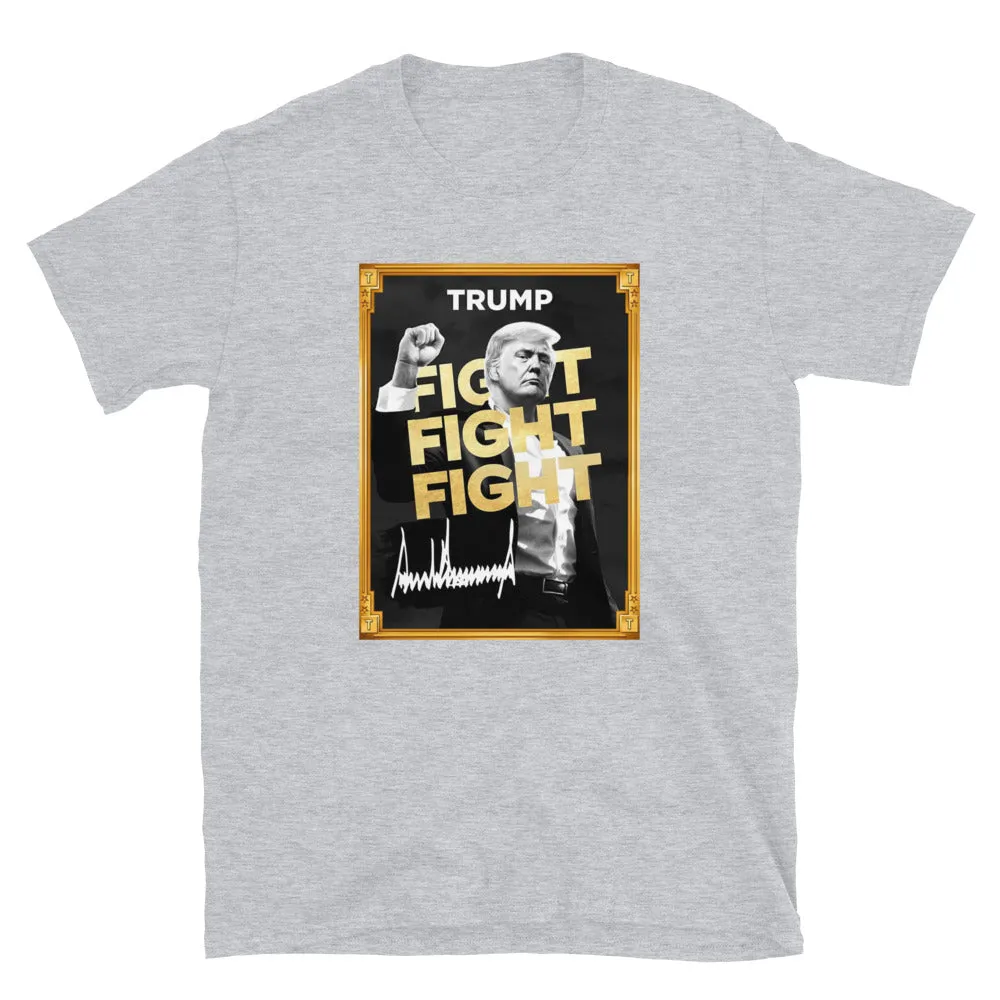Trump Meme - Fight Fight Fight - Unisex Soft T-Shirt