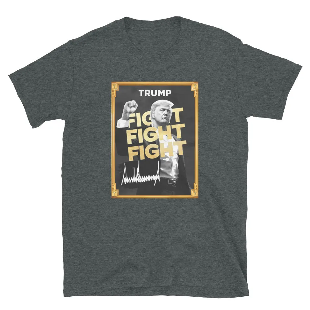 Trump Meme - Fight Fight Fight - Unisex Soft T-Shirt