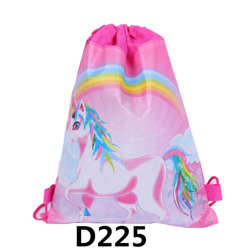 Unicorn Mini Drawstring Pouch Pocket Buggy Bags