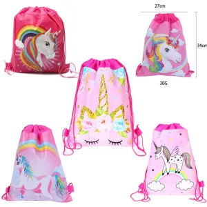 Unicorn Mini Drawstring Pouch Pocket Buggy Bags