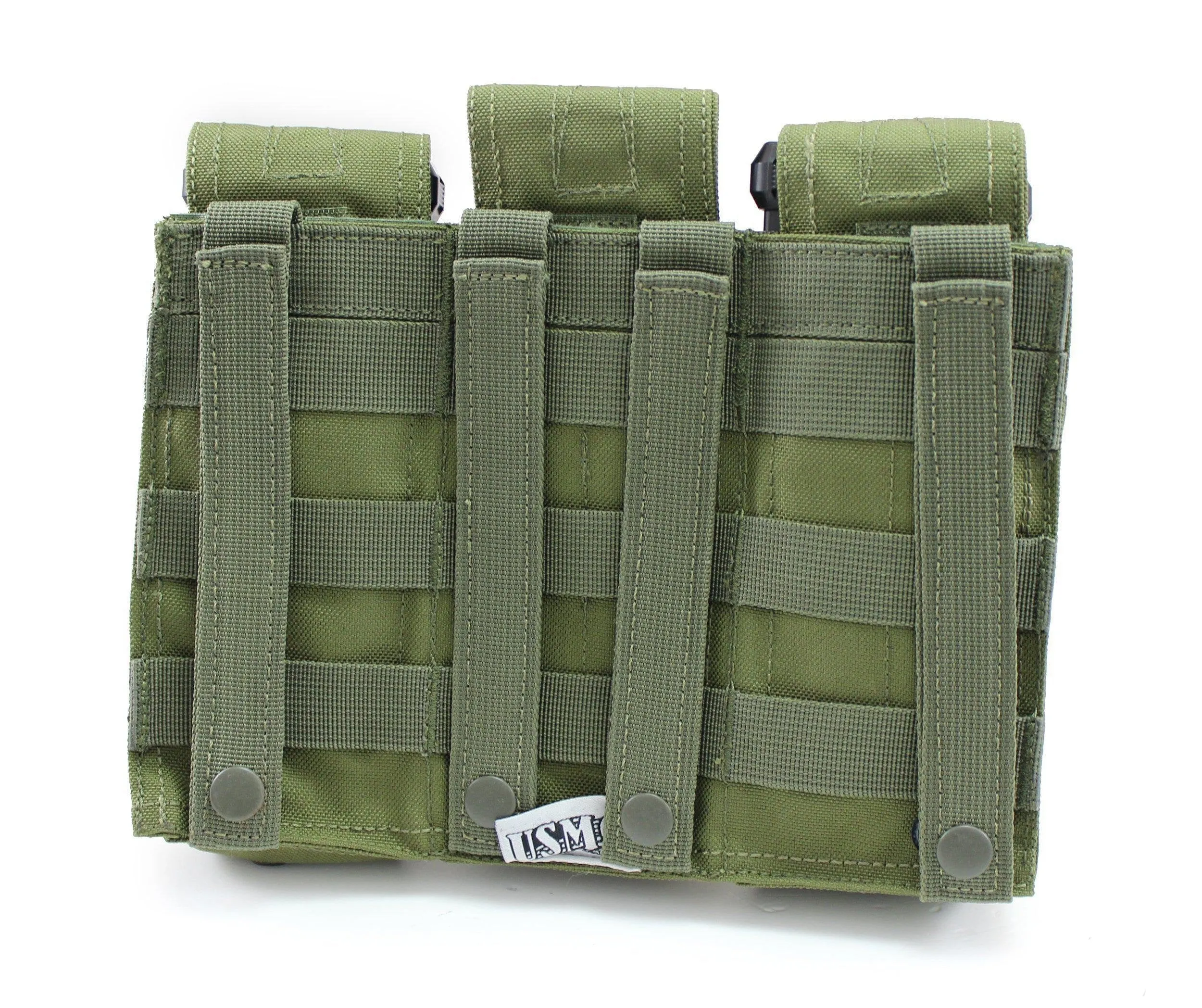 USMG Universal Triple Magazine Pouch MOLLE - Olive Drab