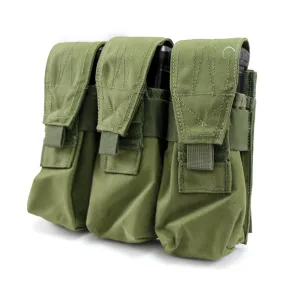 USMG Universal Triple Magazine Pouch MOLLE - Olive Drab