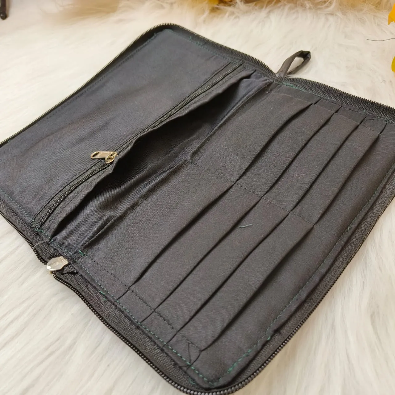 Utility Wallets Brown Ikat