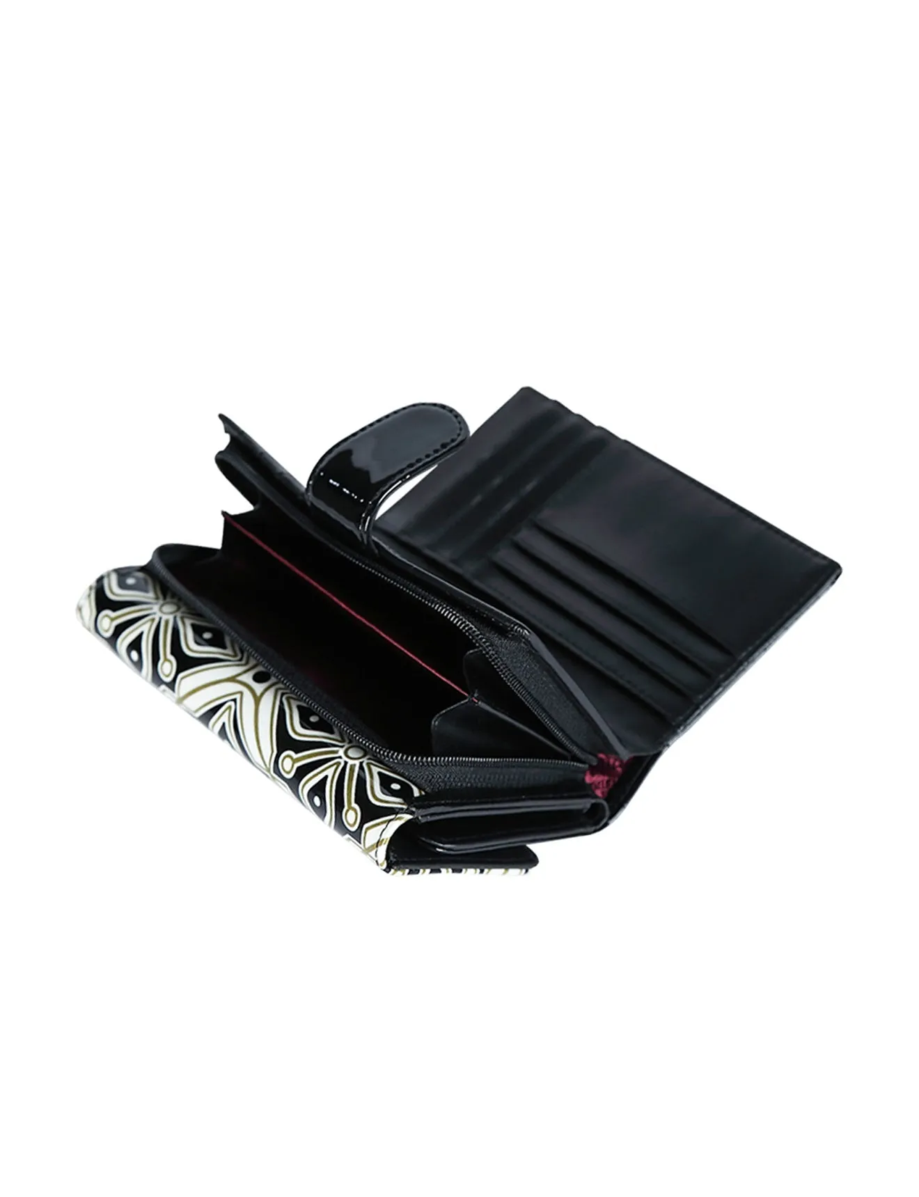 VALENTINA MED LEATHER RFID WALLET- WSN5102- NEW IN