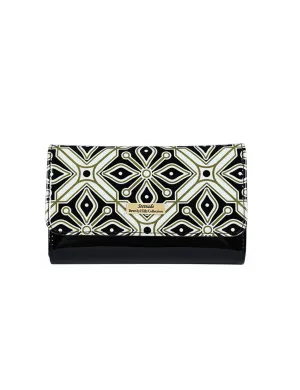 VALENTINA MED LEATHER RFID WALLET- WSN5102- NEW IN