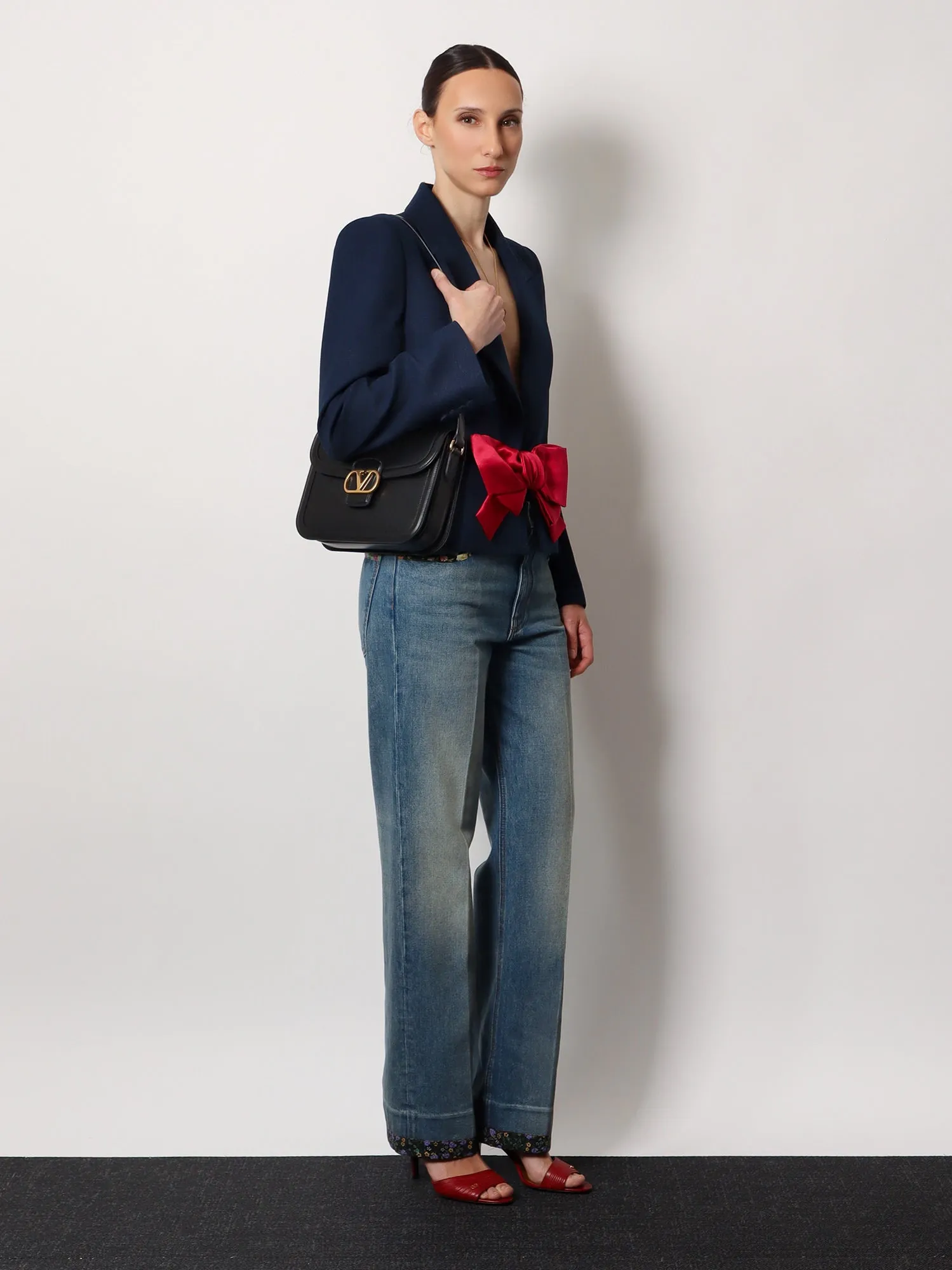 Valentino Garavani Valentino Garavani 9 To5 Leather Shoulder Bag