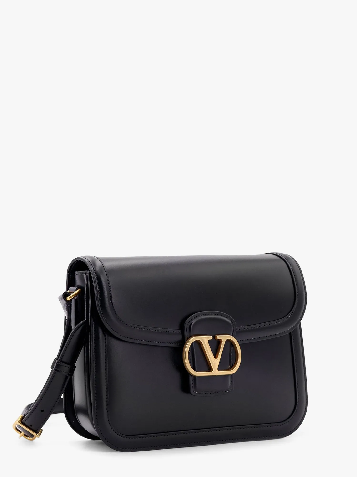 Valentino Garavani Valentino Garavani 9to5 Leather Shoulder Bag With Vlogo Signature Closure