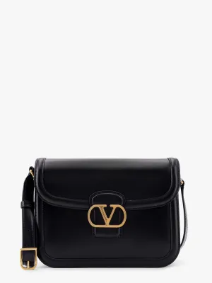 Valentino Garavani Valentino Garavani 9to5 Leather Shoulder Bag With Vlogo Signature Closure