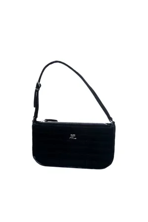 Velour Quilted Bag