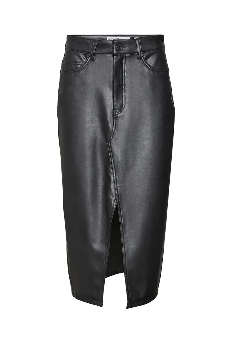 VERO MODA VERI CALF PU SKIRT