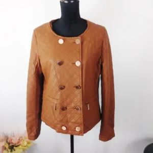 VERTIGO PARIS Faux Leather Jacket Size L