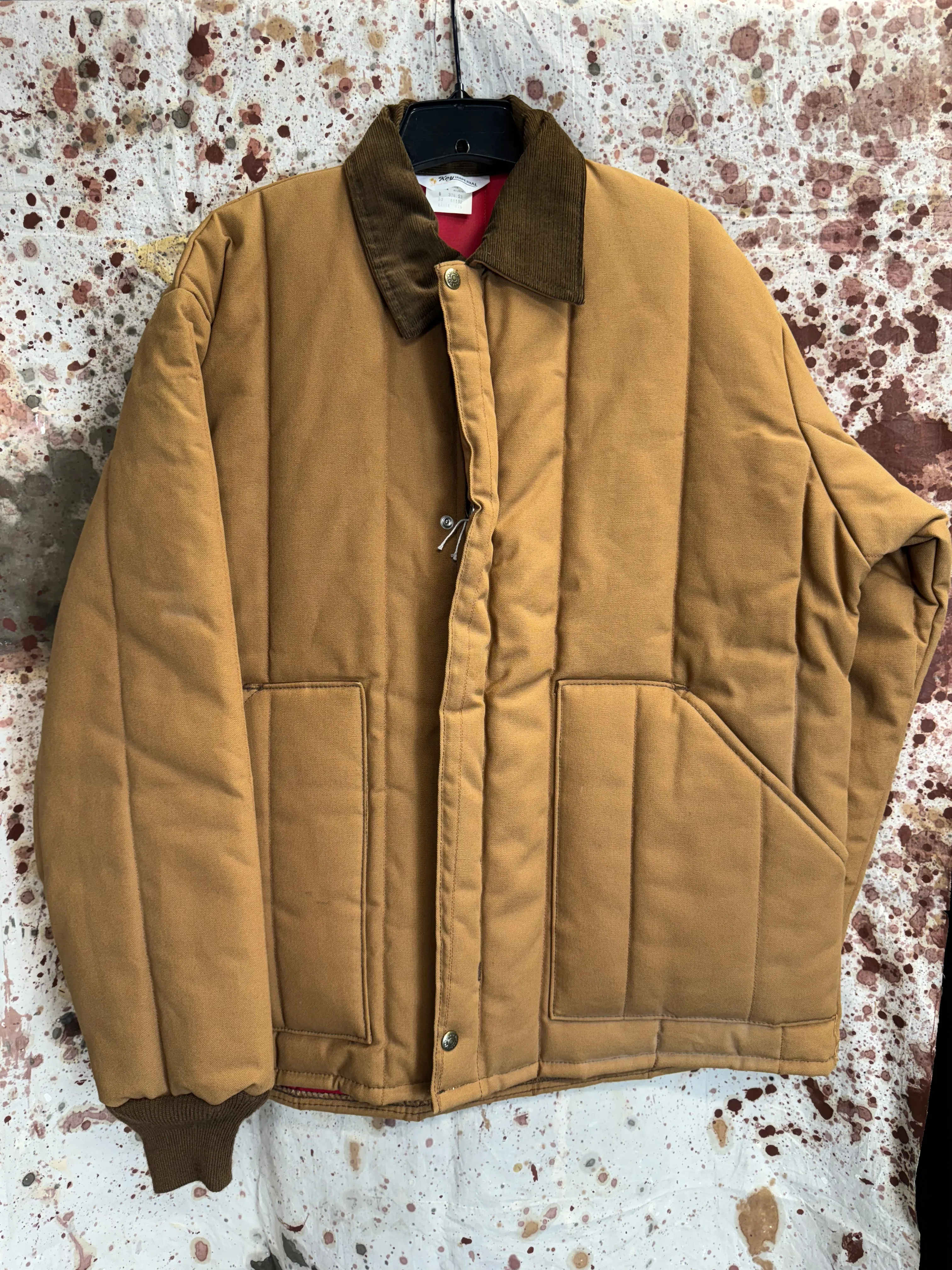 Vintage 70's Deadstock KEY Quilted Government Work Jacket (JYJ0324-129)