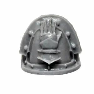 Warhammer 40K Space Marine Forgeworld Iron Hands MKIII Shoulder Pad