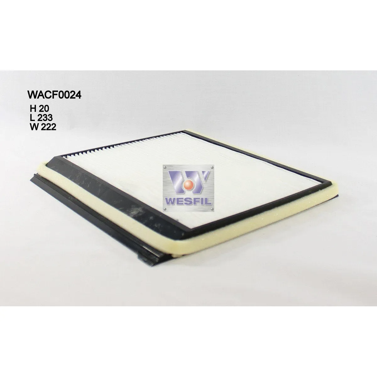 Wesfil Cabin/Pollen Air Filter - WACF0024 - RCA150P